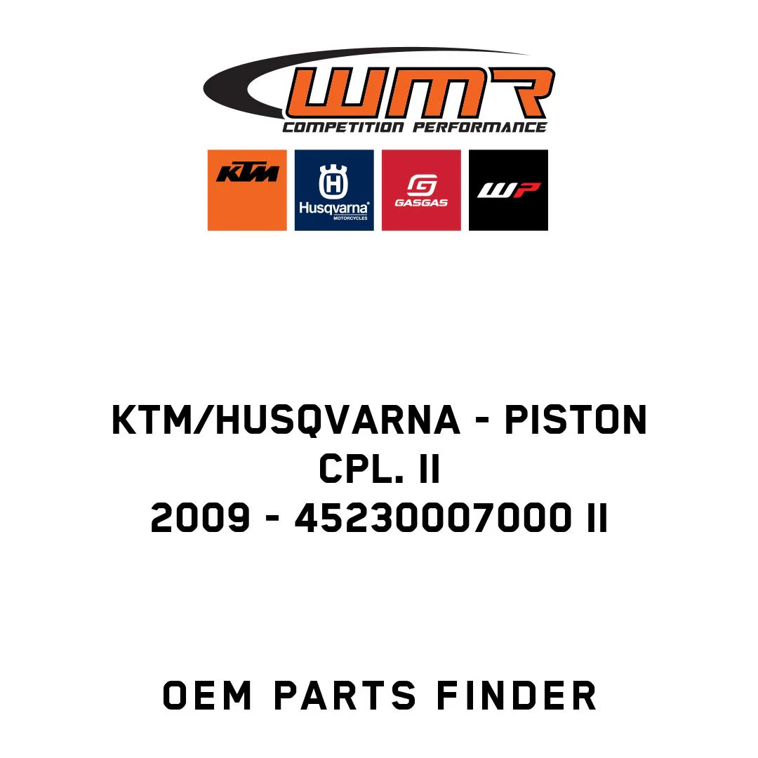 KTM/Husqvarna - PISTON CPL. II            2009 - 45230007000 II