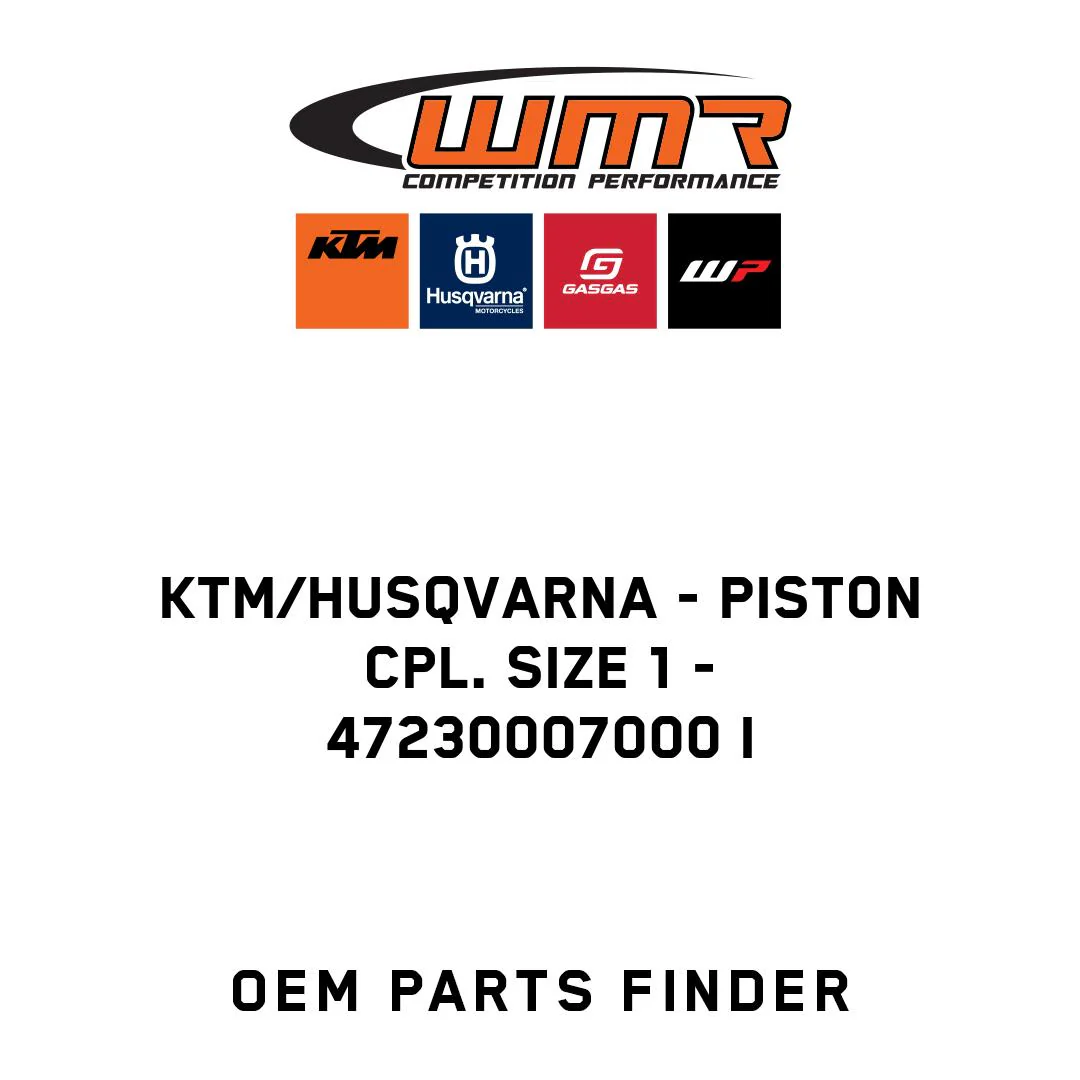 KTM/Husqvarna - Piston Cpl. Size 1 - 47230007000 I