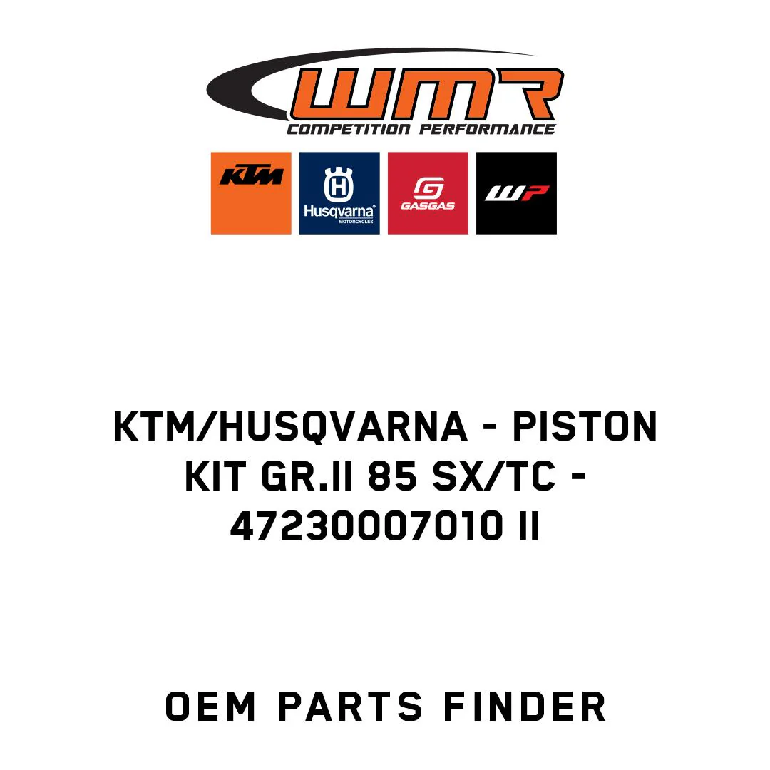 KTM/Husqvarna - PISTON KIT GR.II 85 SX/TC - 47230007010 II