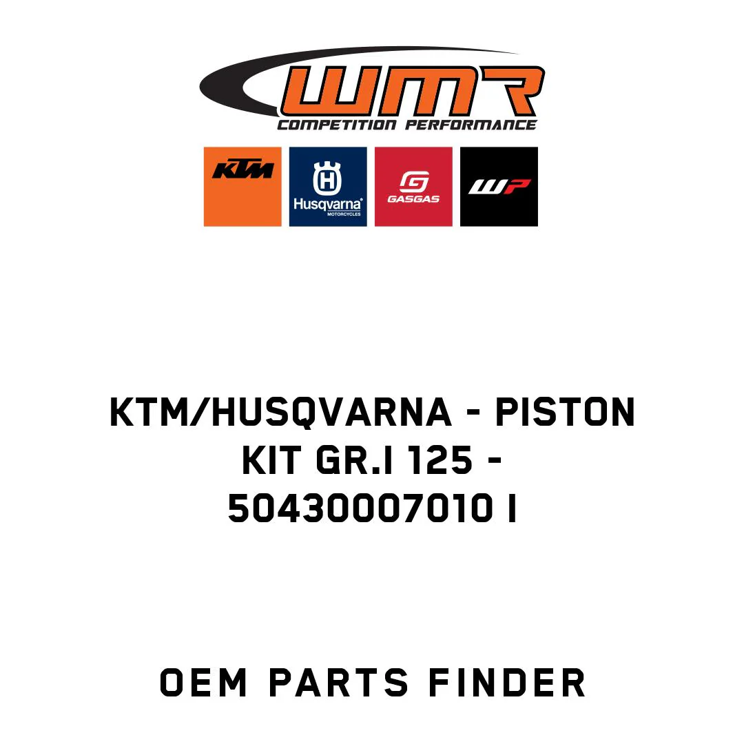 KTM/Husqvarna - PISTON KIT GR.I 125 - 50430007010 I