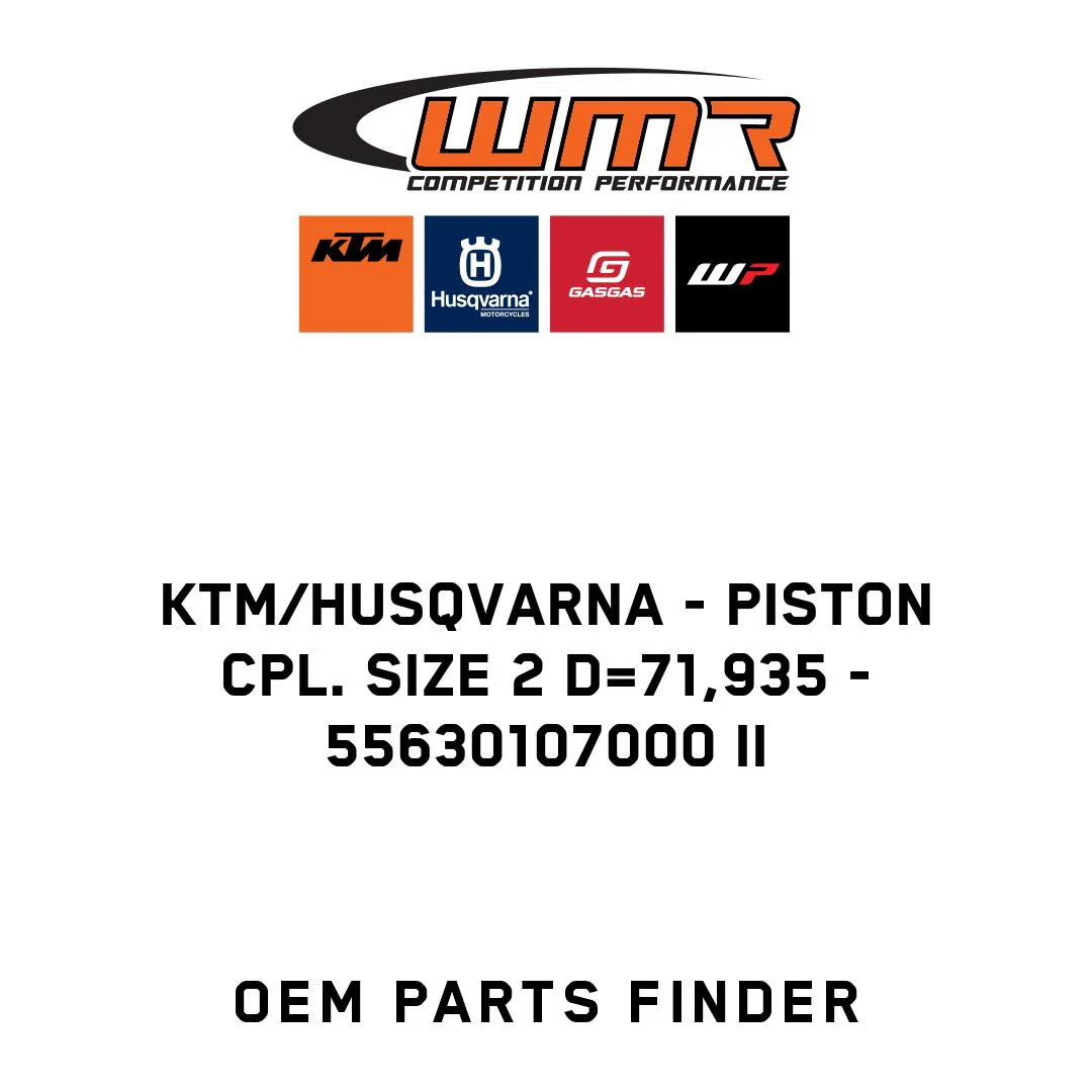 KTM/Husqvarna - PISTON CPL. SIZE 2 D=71,935 - 55630107000 II