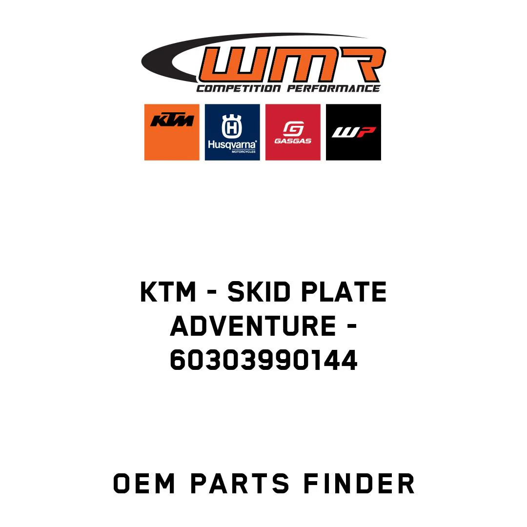 KTM - SKID PLATE ADVENTURE - 60303990144