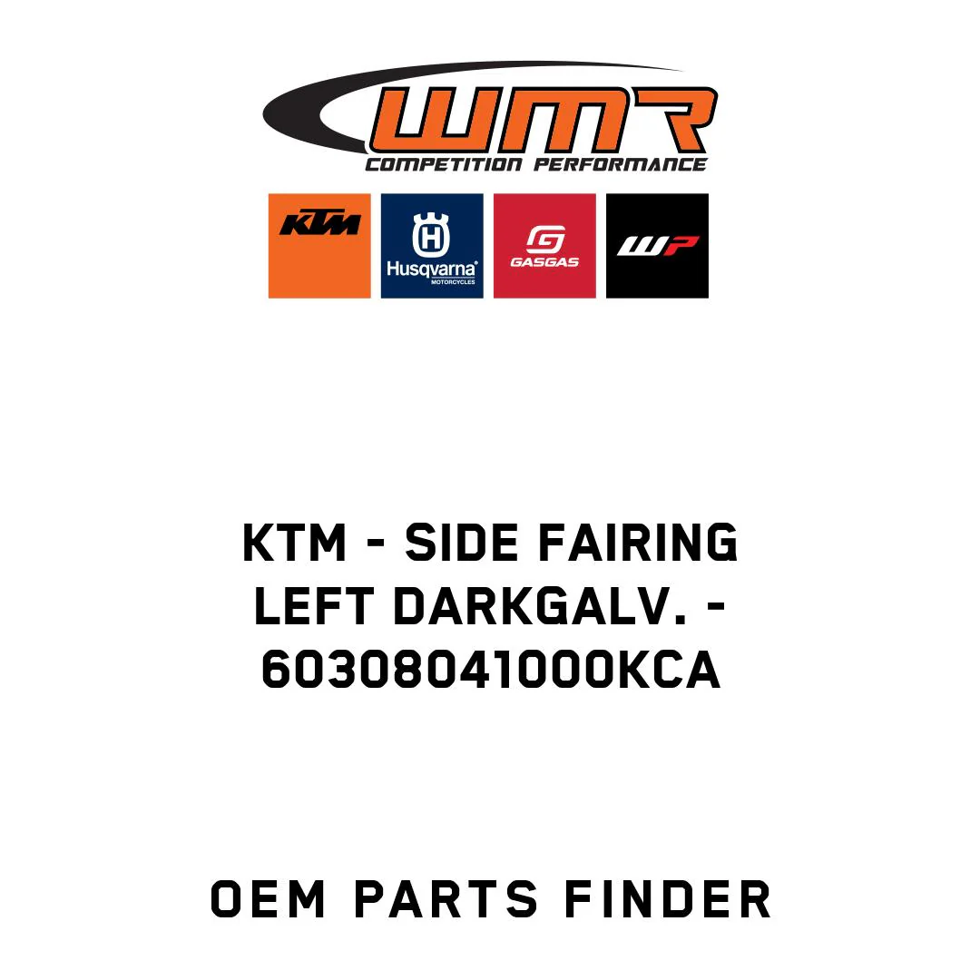 KTM - Side fairing left DARKGALV. - 60308041000KCA