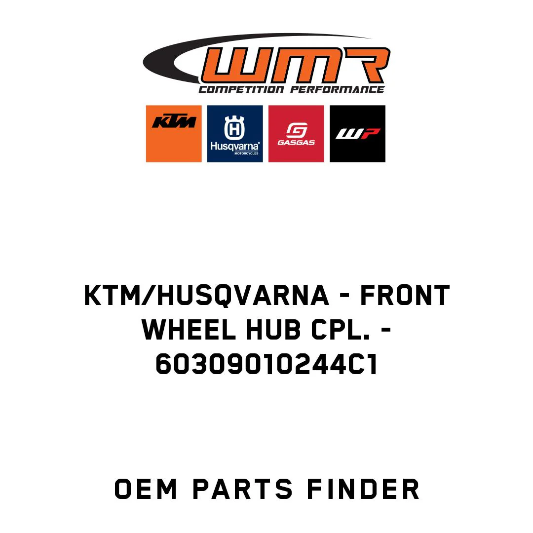 KTM/Husqvarna - front wheel hub cpl. - 60309010244C1