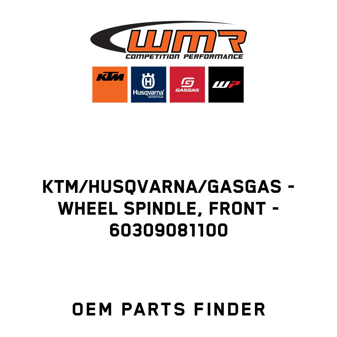 KTM/Husqvarna/GASGAS - Wheel spindle, front - 60309081100