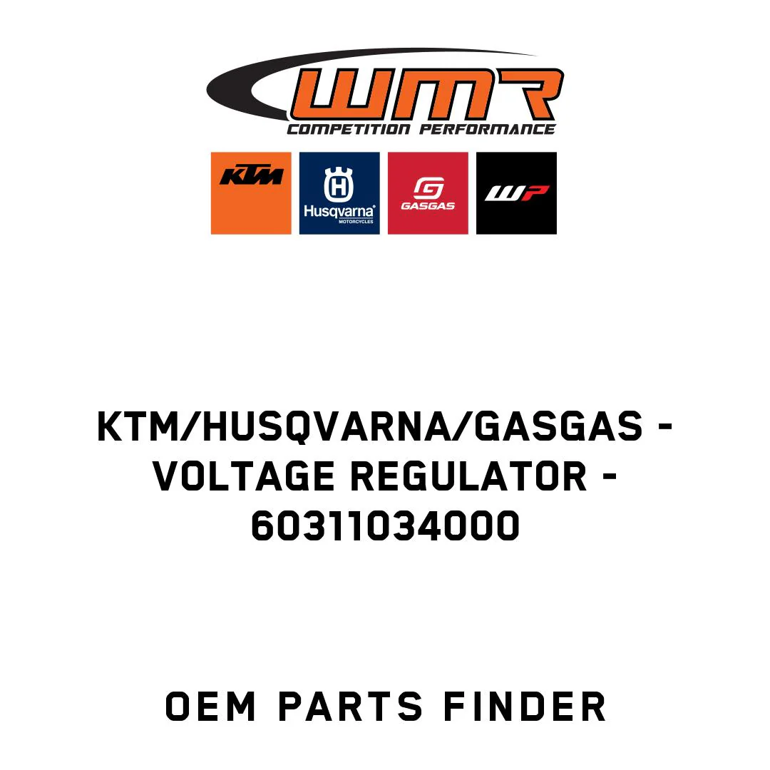KTM/Husqvarna/GASGAS - Voltage regulator - 60311034000