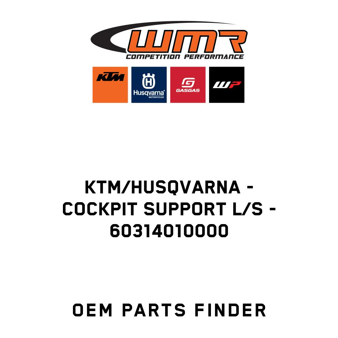KTM/Husqvarna - COCKPIT SUPPORT L/S - 60314010000