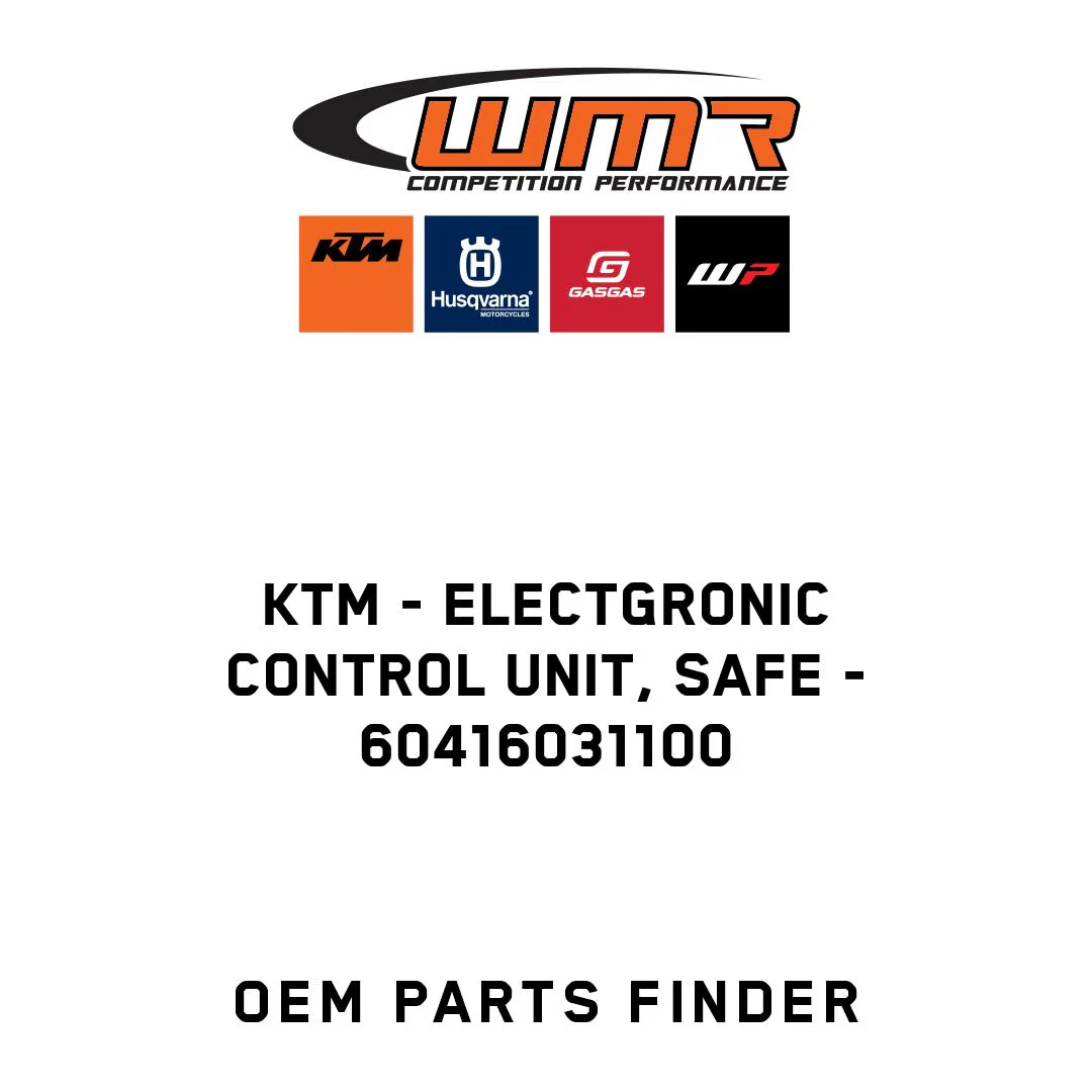 KTM - Electgronic control unit, SAFE - 60416031100