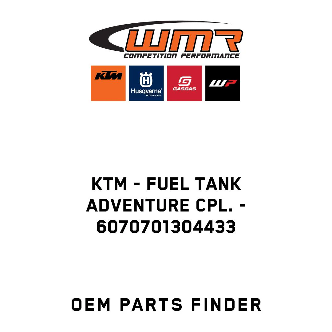 KTM - Fuel Tank Adventure cpl. - 6070701304433