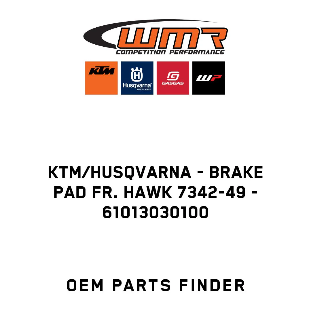 KTM/Husqvarna - BRAKE PAD FR. HAWK 7342-49 - 61013030100