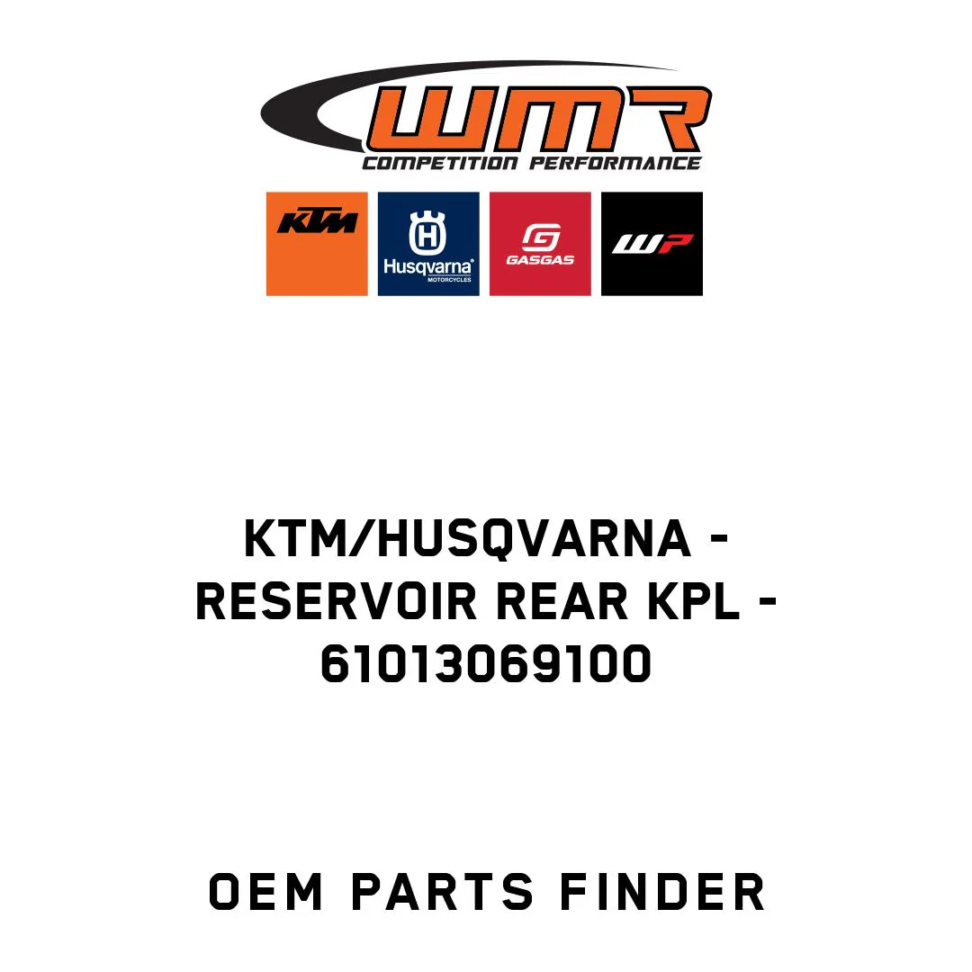 KTM/Husqvarna - reservoir rear kpl - 61013069100