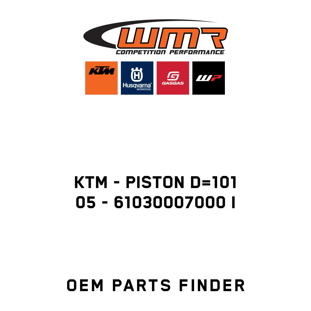 KTM - PISTON D=101                05 - 61030007000 I