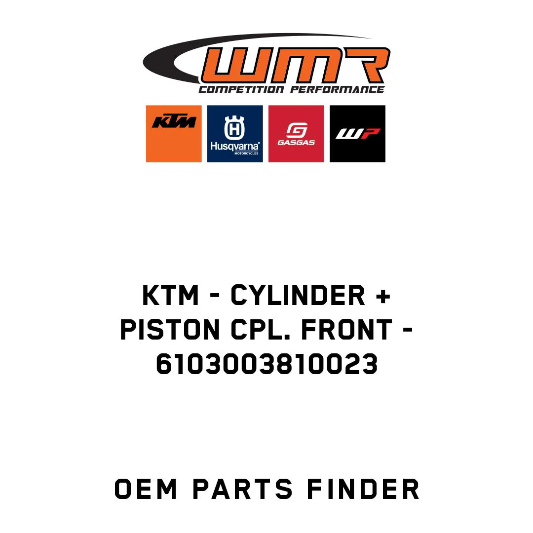 KTM - CYLINDER + PISTON CPL. FRONT - 6103003810023