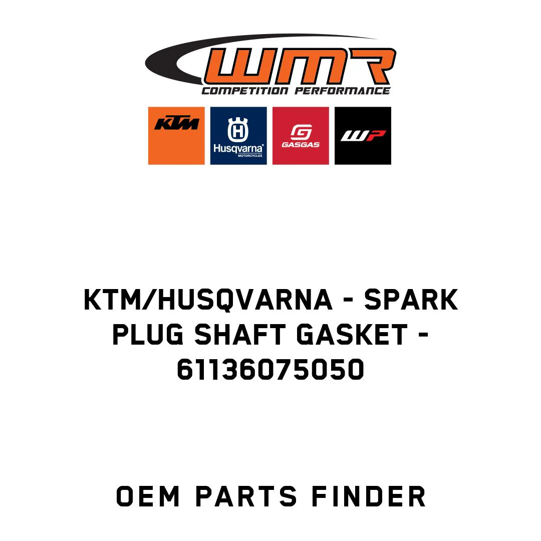 KTM/Husqvarna - spark plug shaft gasket - 61136075050