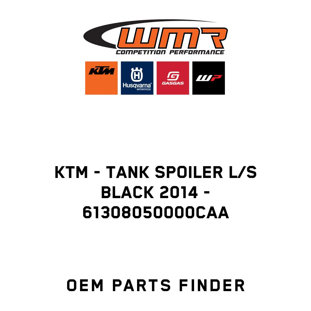 KTM - TANK SPOILER L/S BLACK 2014 - 61308050000CAA
