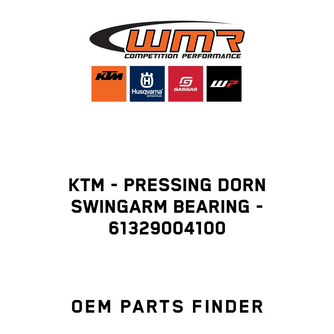 KTM - PRESSING DORN SWINGARM BEARING - 61329004100