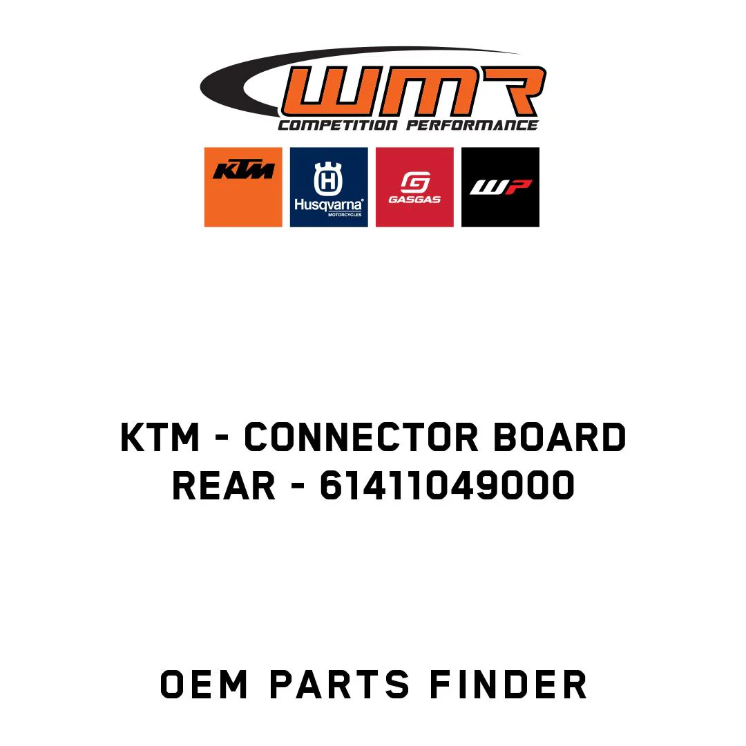 KTM - CONNECTOR BOARD REAR - 61411049000