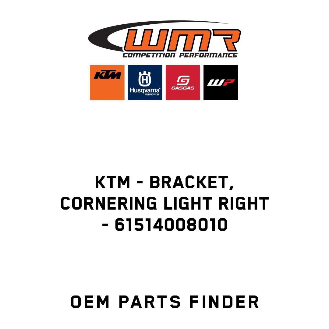 KTM - Bracket, cornering light right - 61514008010