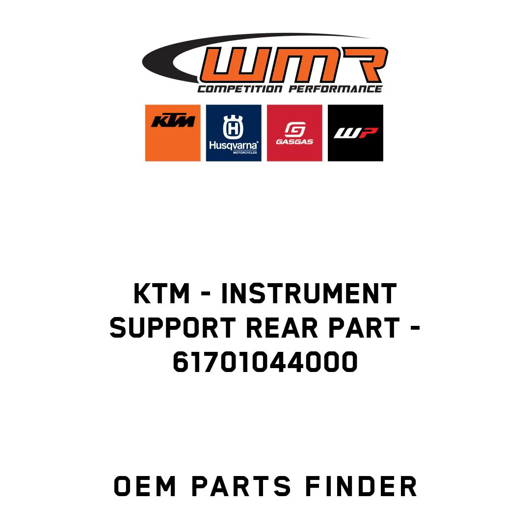 KTM - Instrument support rear part - 61701044000