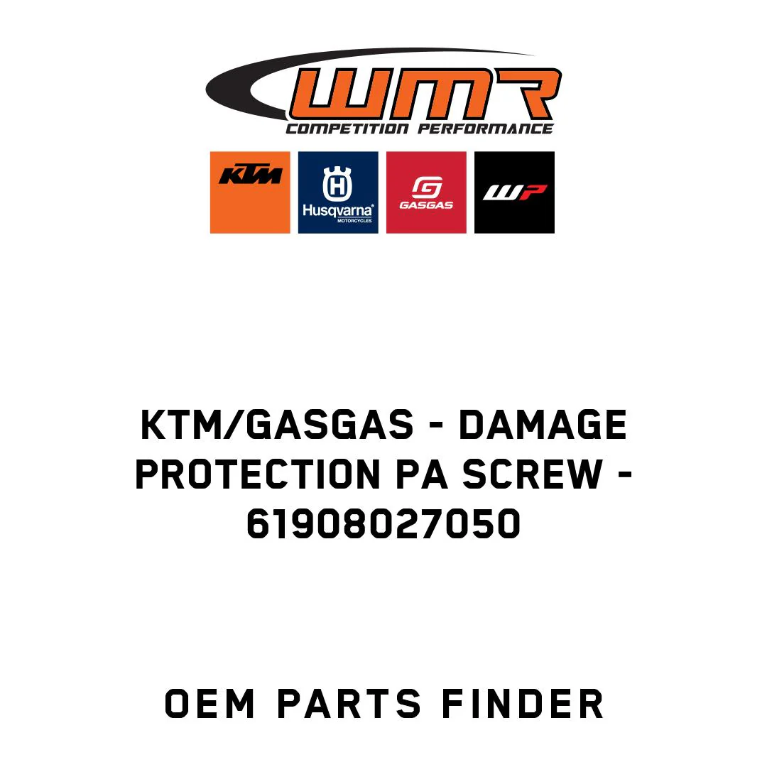 KTM/GASGAS - Damage protection PA screw - 61908027050
