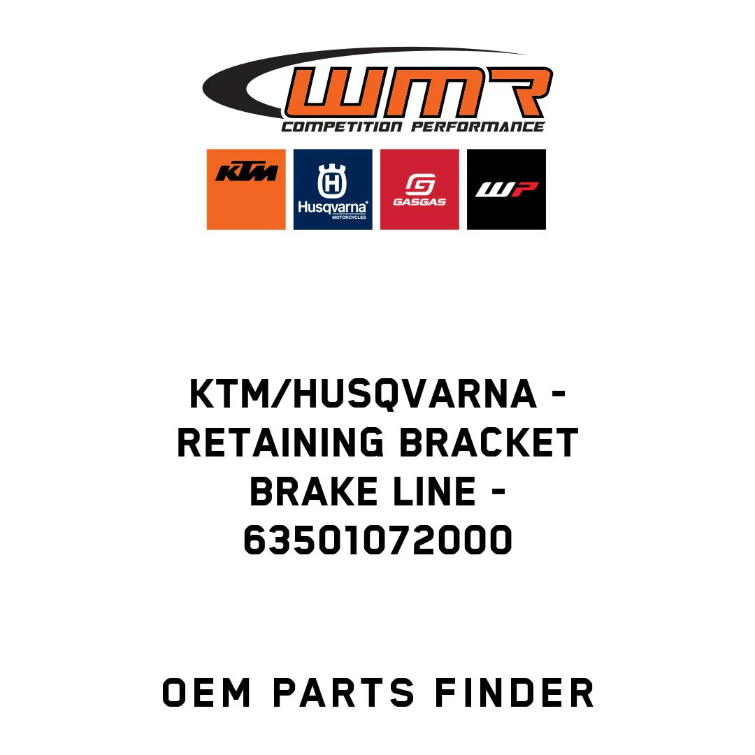 KTM/Husqvarna - Retaining bracket brake line - 63501072000