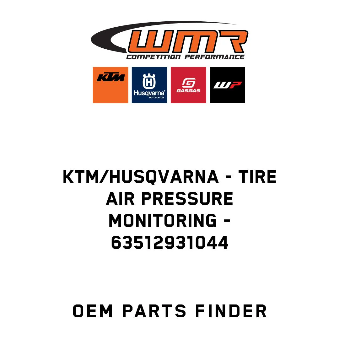 KTM/Husqvarna - Tire air pressure monitoring - 63512931044