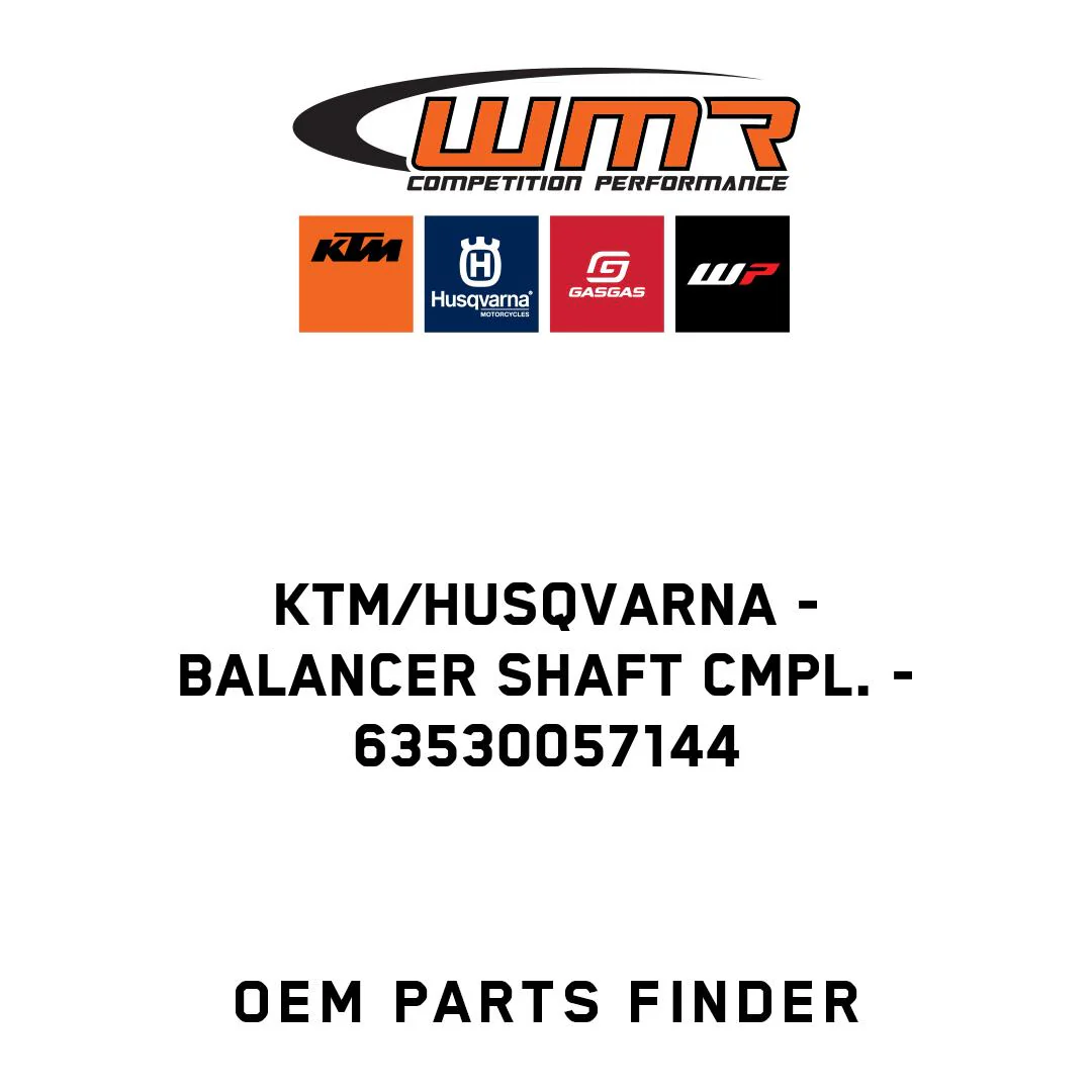 KTM/Husqvarna - Balancer shaft cmpl. - 63530057144