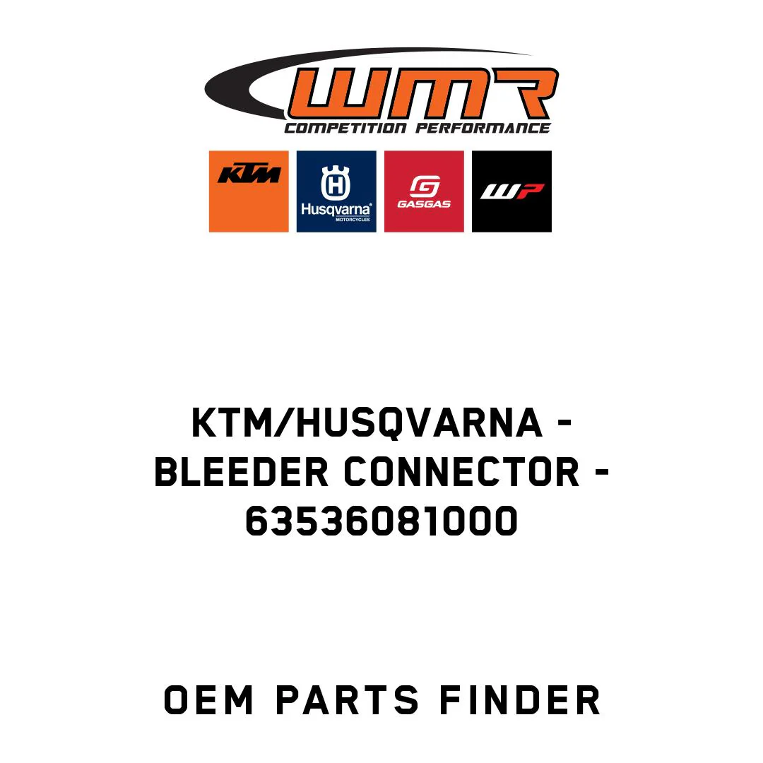 KTM/Husqvarna - bleeder connector - 63536081000