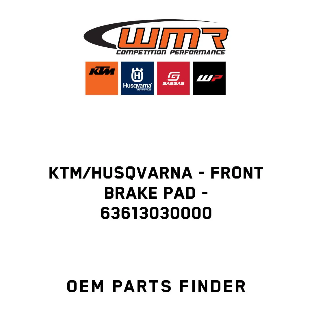 KTM/Husqvarna - Front brake pad - 63613030000