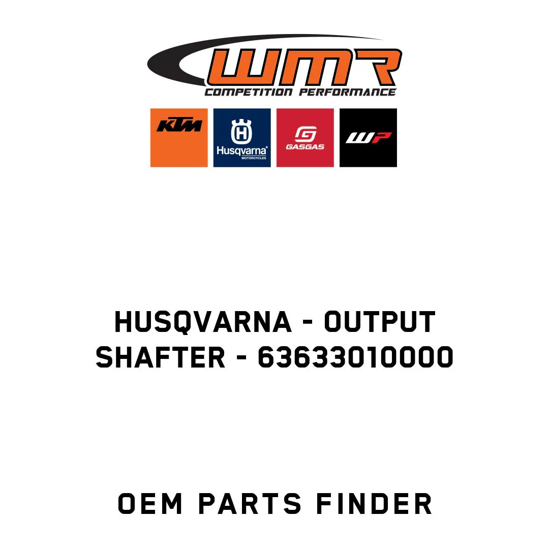 Husqvarna - output shafter - 63633010000
