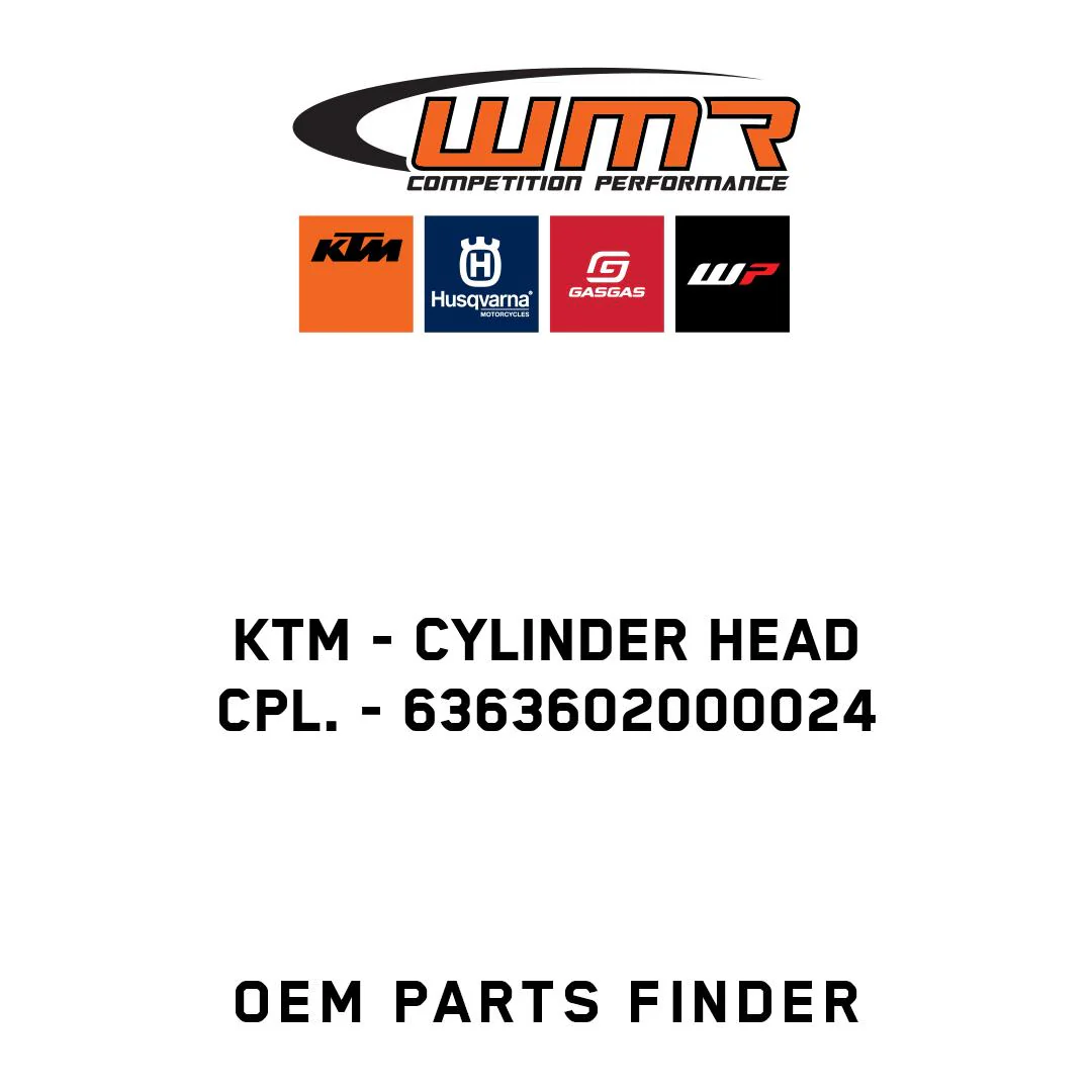 KTM - Cylinder head cpl. - 6363602000024