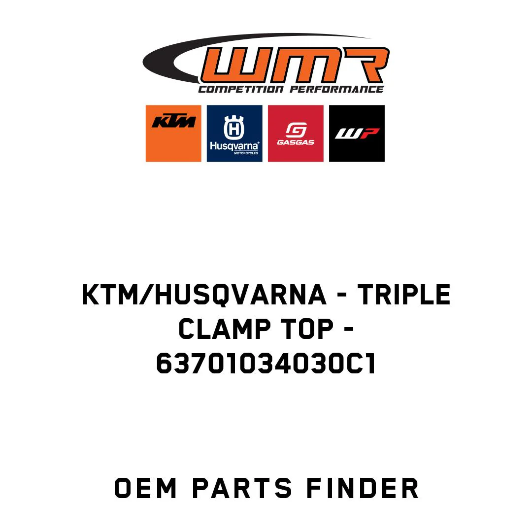 KTM/Husqvarna - Triple clamp top - 63701034030C1