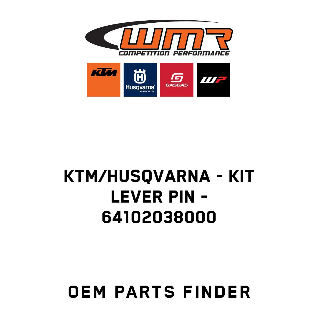 KTM/Husqvarna - Kit lever pin - 64102038000