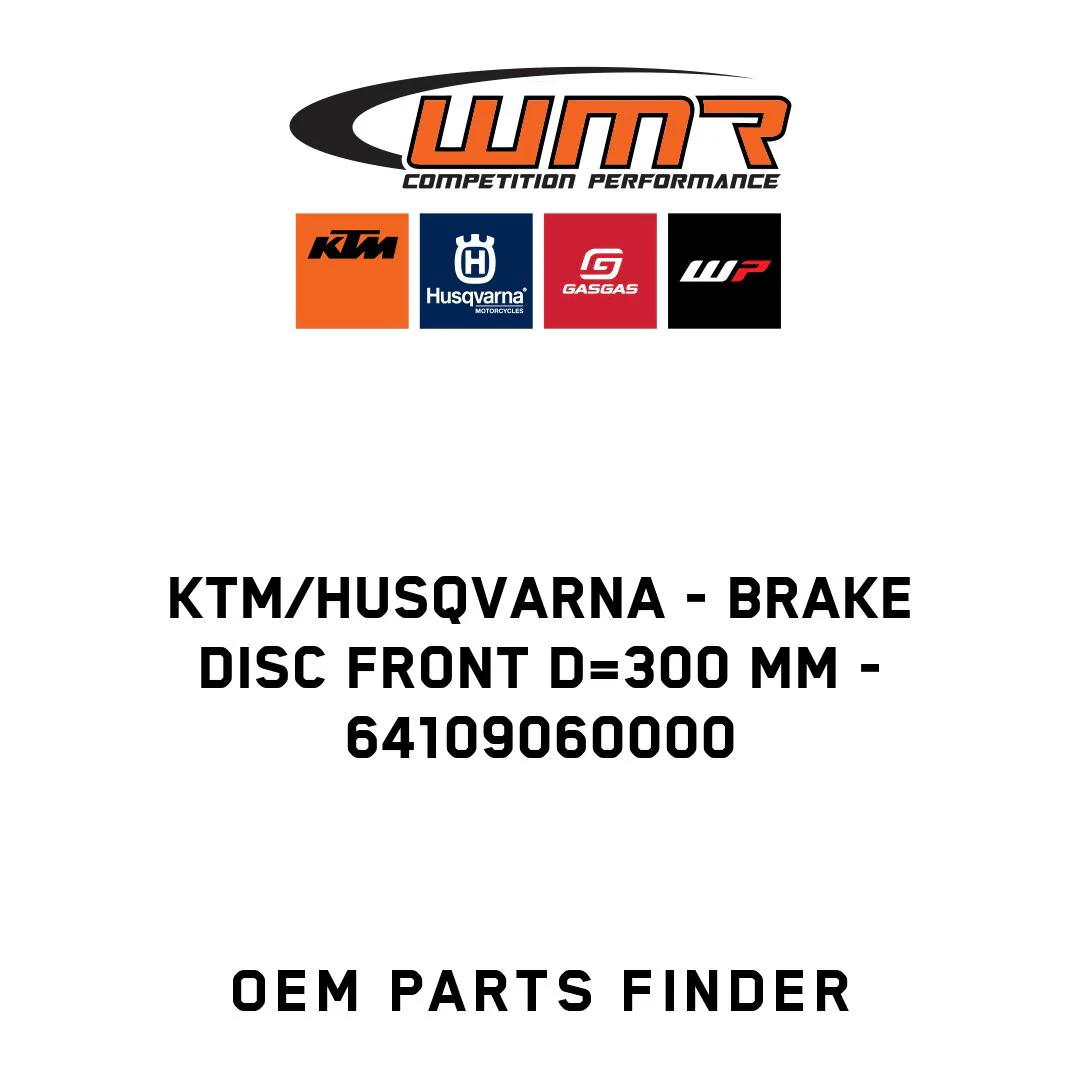 KTM/Husqvarna - brake disc front D=300 mm - 64109060000