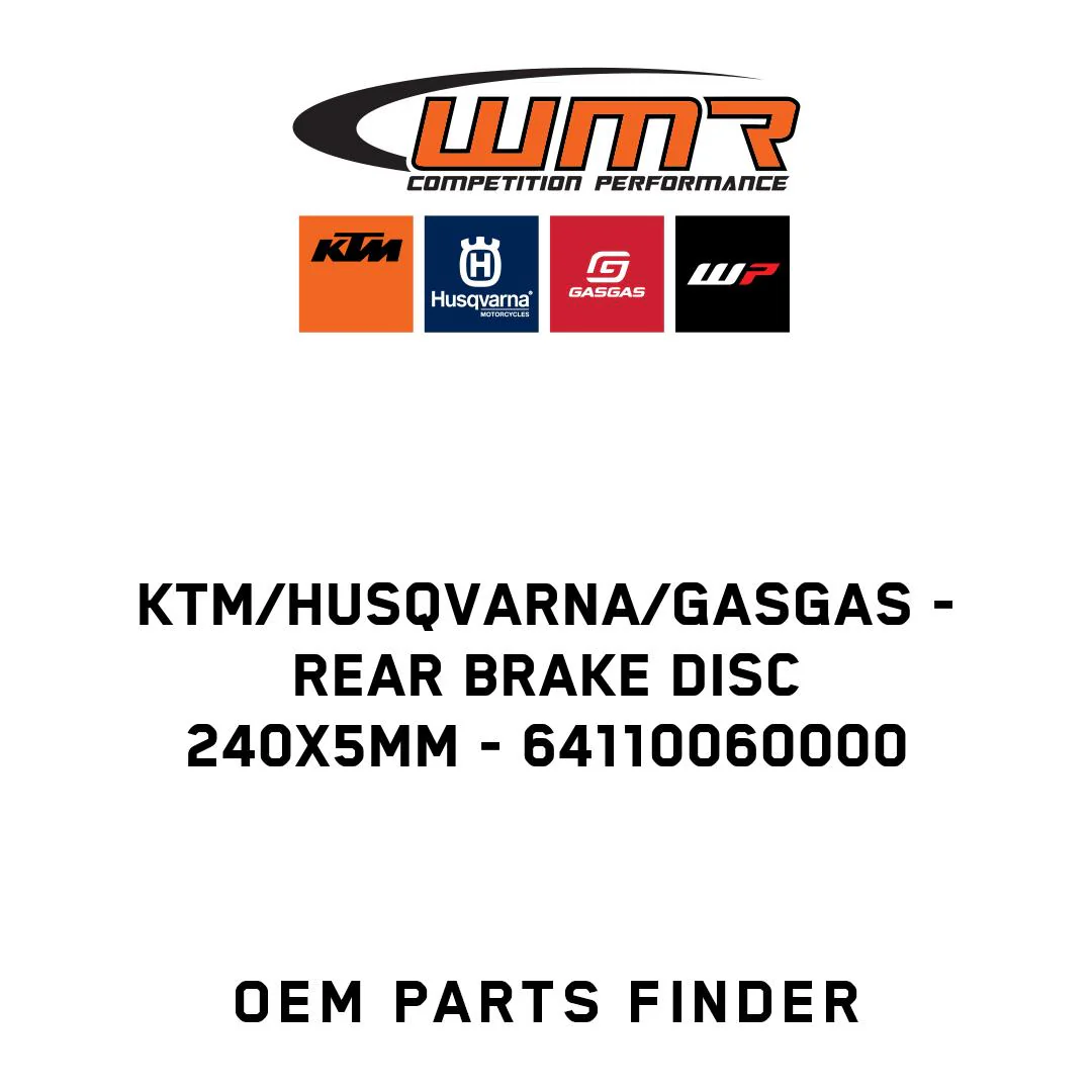 KTM/Husqvarna/GASGAS - Rear brake disc 240x5mm - 64110060000