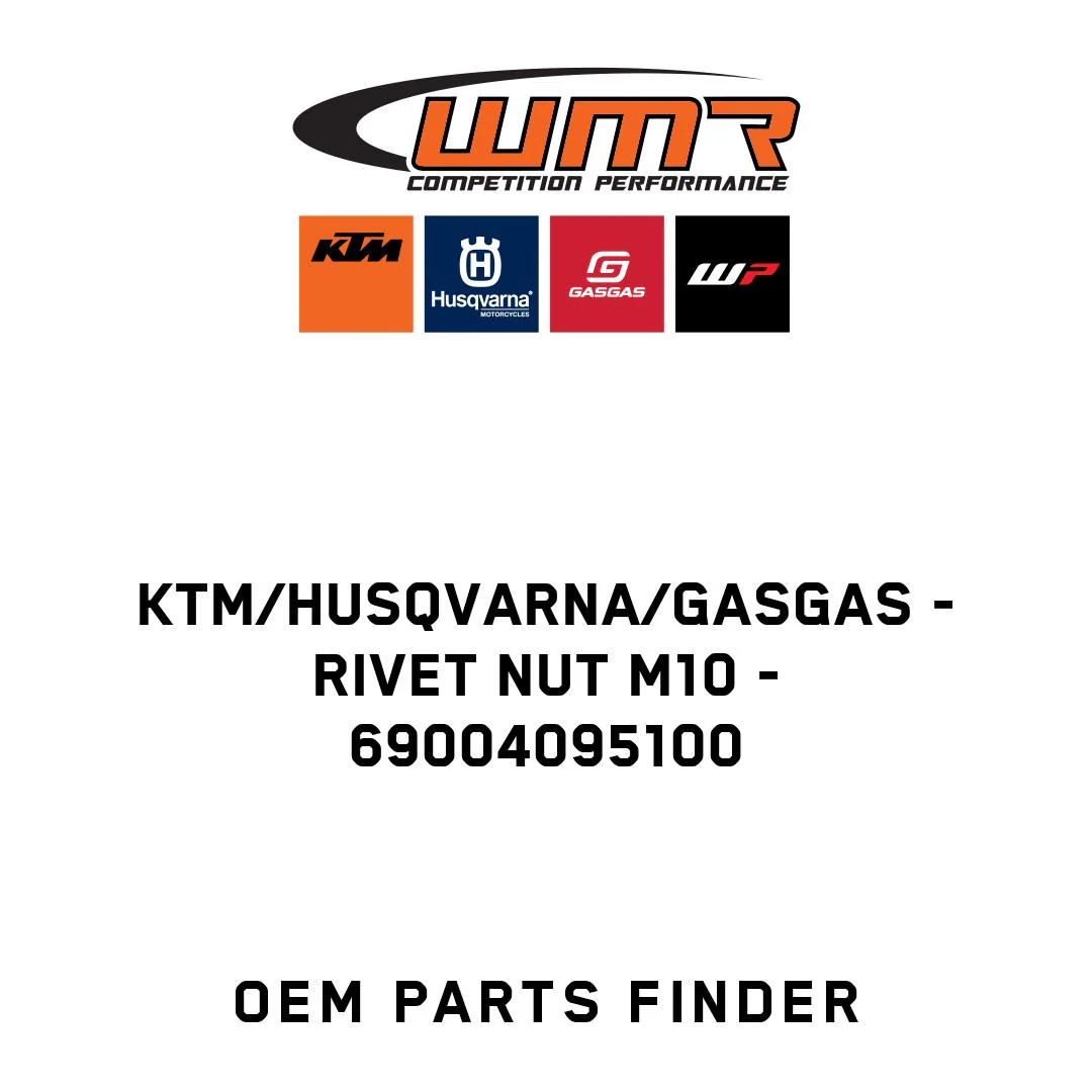 KTM/Husqvarna/GASGAS - Rivet nut M10 - 69004095100