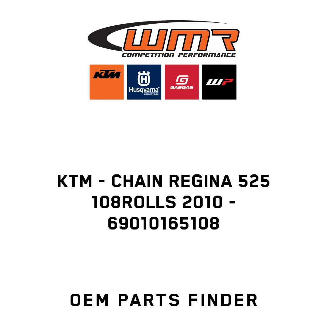 KTM - CHAIN REGINA 525 108ROLLS 2010 - 69010165108
