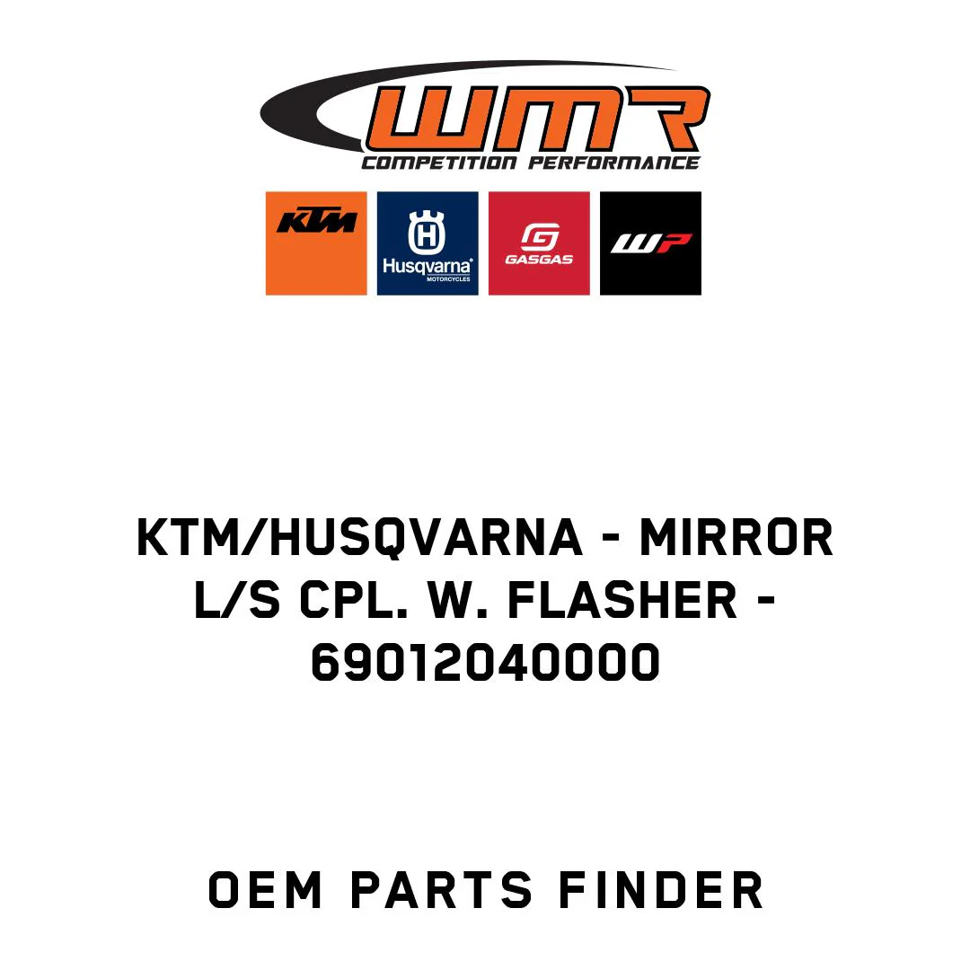 KTM/Husqvarna - MIRROR L/S CPL. W. FLASHER - 69012040000