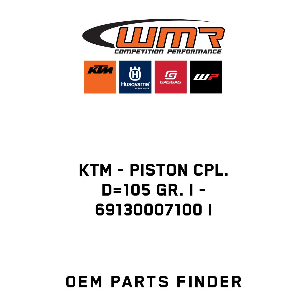KTM - PISTON CPL. D=105 GR. I - 69130007100 I