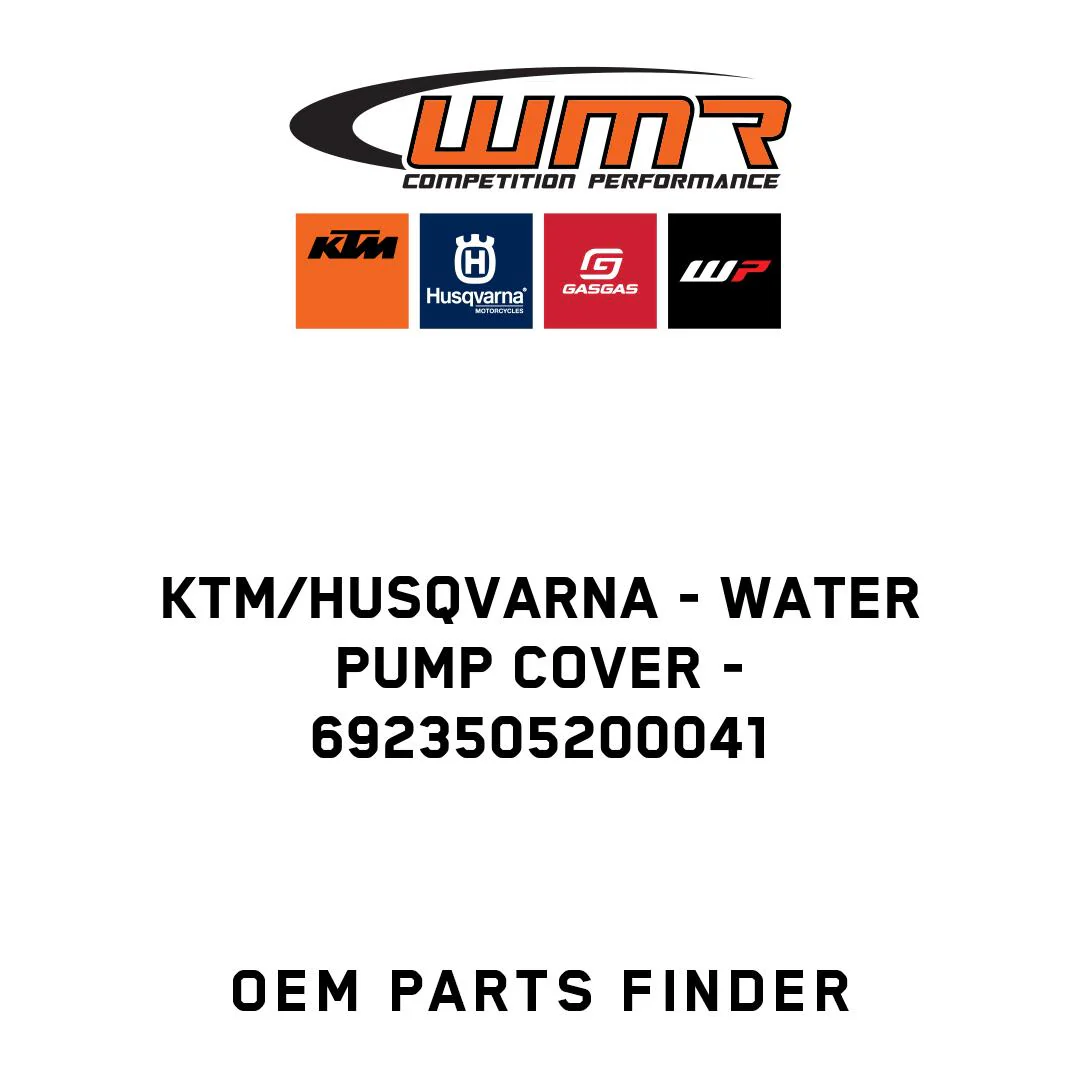 KTM/Husqvarna - WATER PUMP COVER - 6923505200041