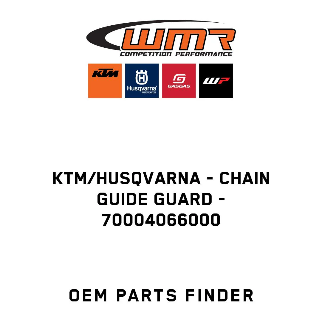 KTM/Husqvarna - CHAIN GUIDE GUARD - 70004066000
