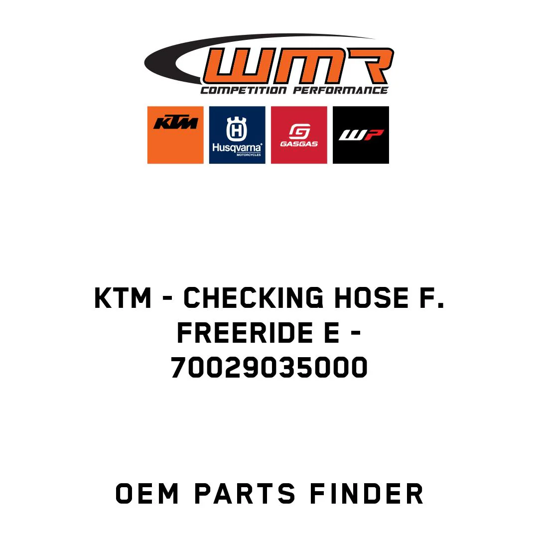 KTM - CHECKING HOSE F. FREERIDE E - 70029035000