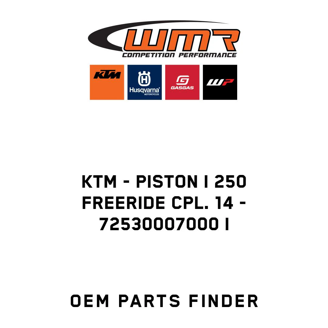 KTM - PISTON I 250 FREERIDE CPL. 14 - 72530007000 I