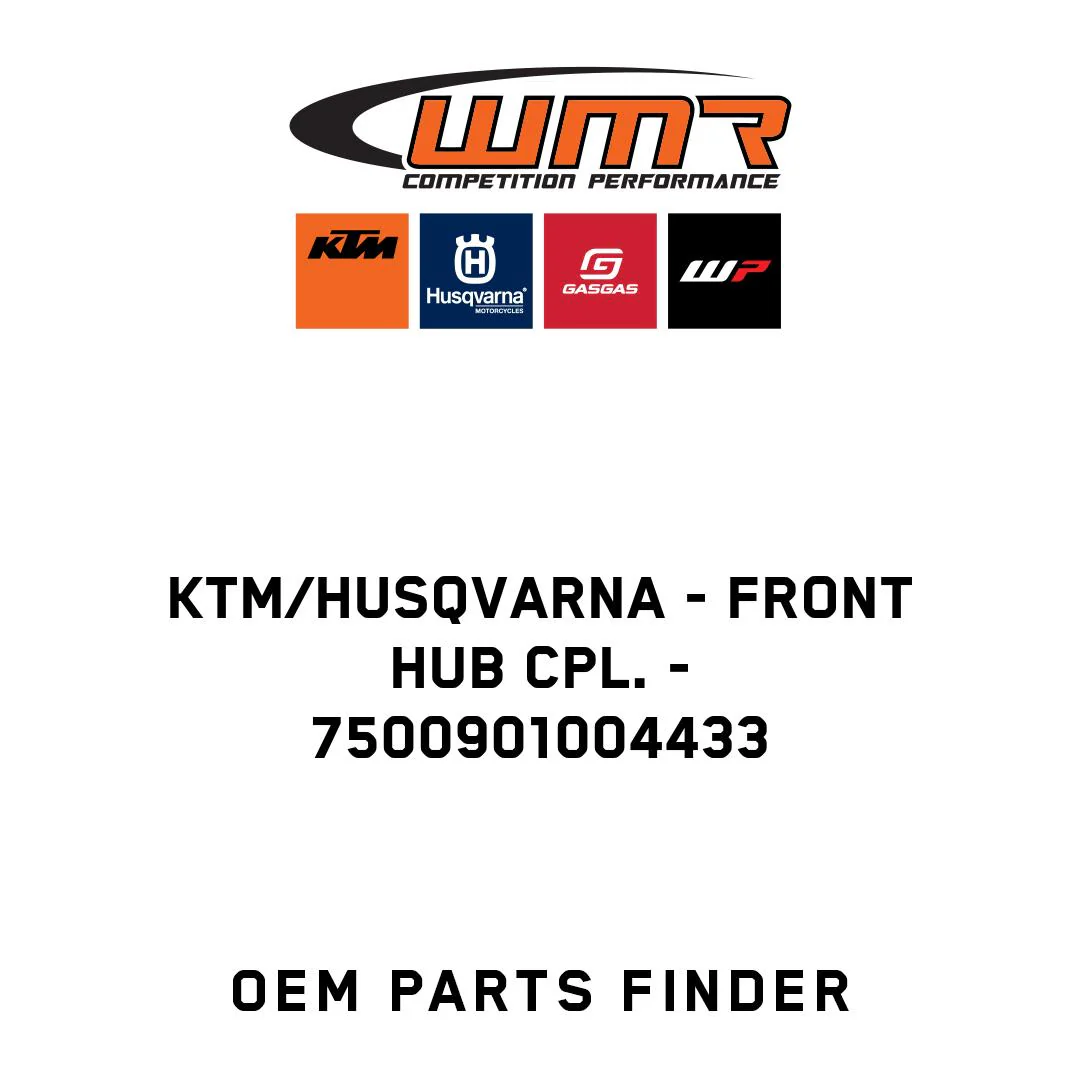 KTM/Husqvarna - FRONT HUB CPL. - 7500901004433