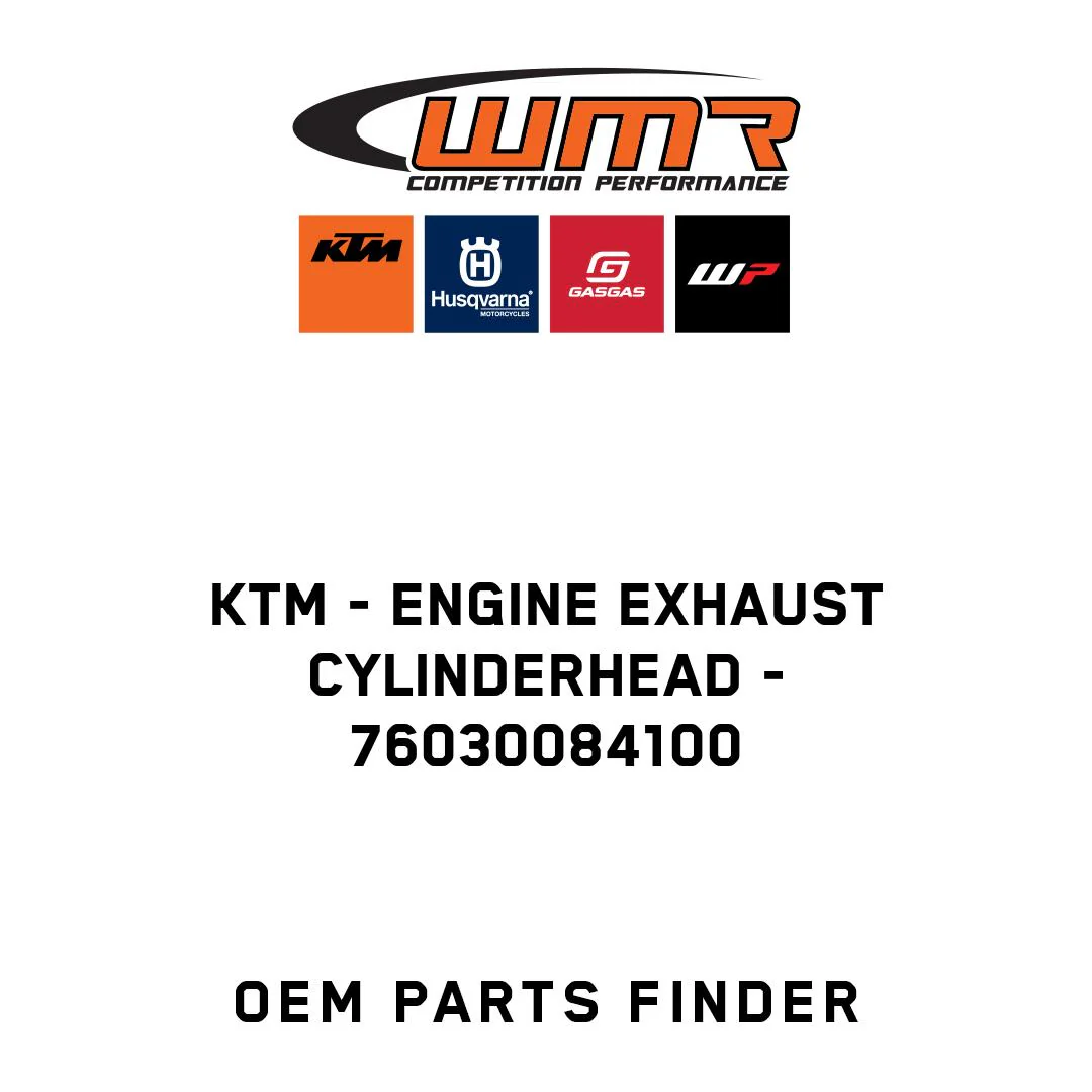 KTM - ENGINE EXHAUST CYLINDERHEAD - 76030084100