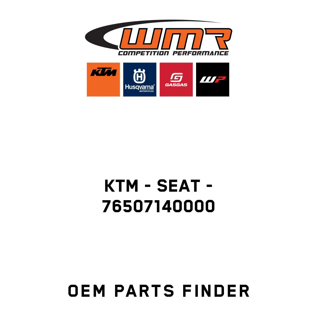 KTM - SEAT - 76507140000