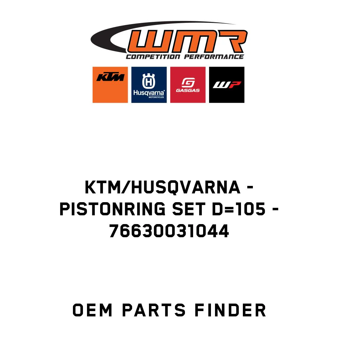 KTM/Husqvarna - PISTONRING SET D=105 - 76630031044