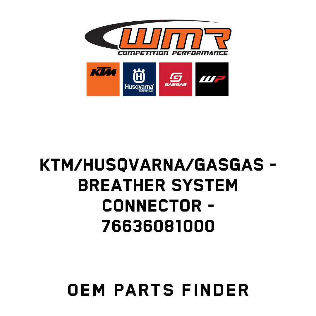 KTM/Husqvarna/GASGAS - BREATHER SYSTEM CONNECTOR - 76636081000