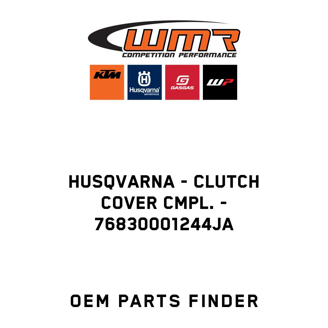 Husqvarna - Clutch cover cmpl. - 76830001244JA