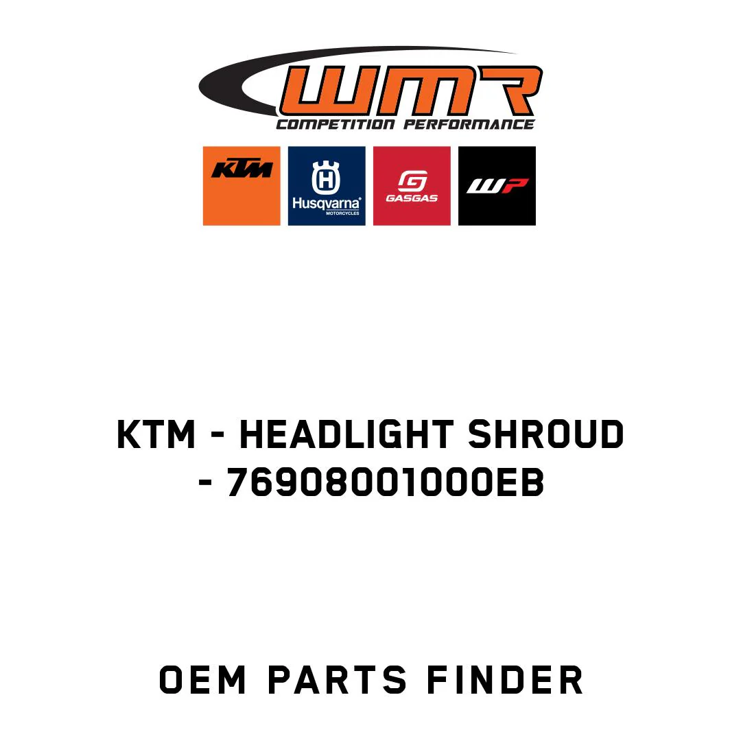 KTM - Headlight shroud - 76908001000EB